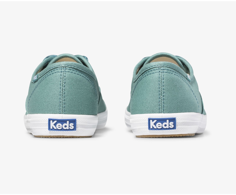 Basket Keds Femme Turquoise - Champion Solids - 791-DEYXIG